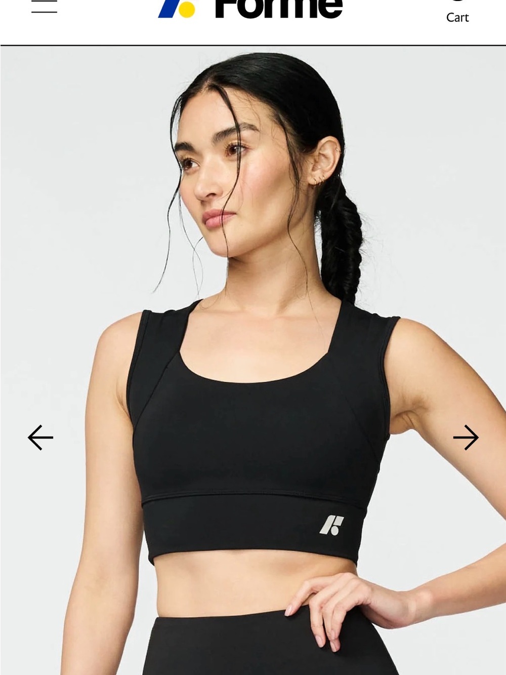 Forme Posture Correcting Bra - Obsidian